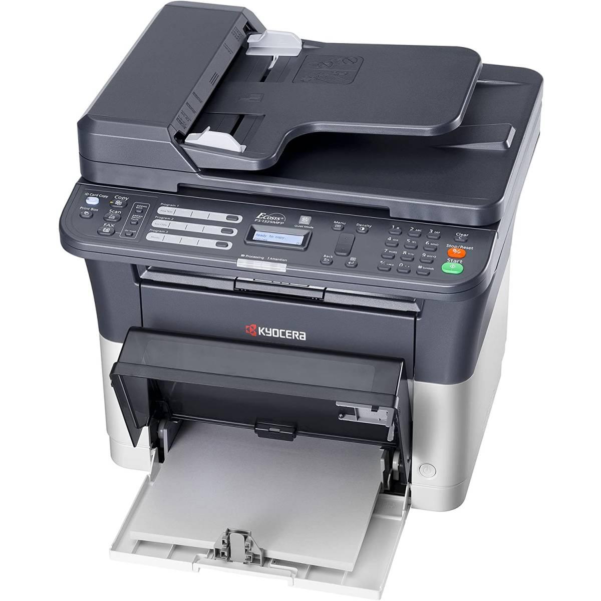 Kyocera Ecosys FS-1325MFP Stampante Laser Multifunzione Bianco e Nero: Stampa, Copia, Scansione, Fax. 25 pagine al minuto Printer 4-in-1 con FAX+DUPLEX Printing