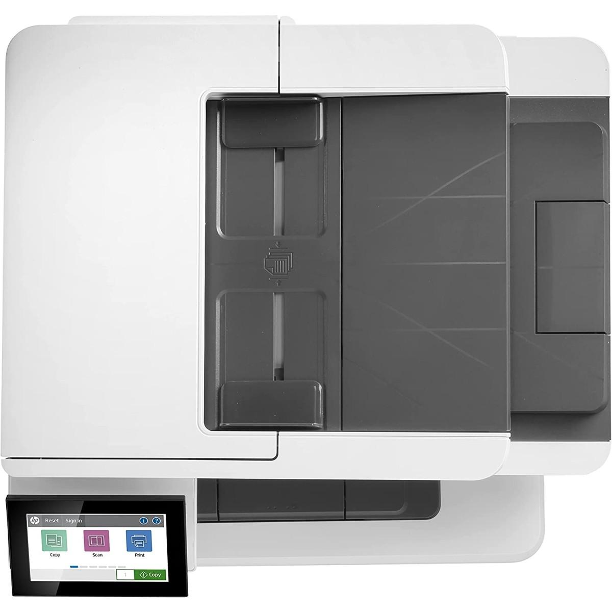 HP LaserJet Enterprise M430f 3PZ55A, Stampante Multifunzione A4, Stampa Fronte e Retro Automatico in b/n, 38 ppm, Copia, Scansiona, Fax, Ethernet, USB 2.0, ADF, HP Smart, Schermo T