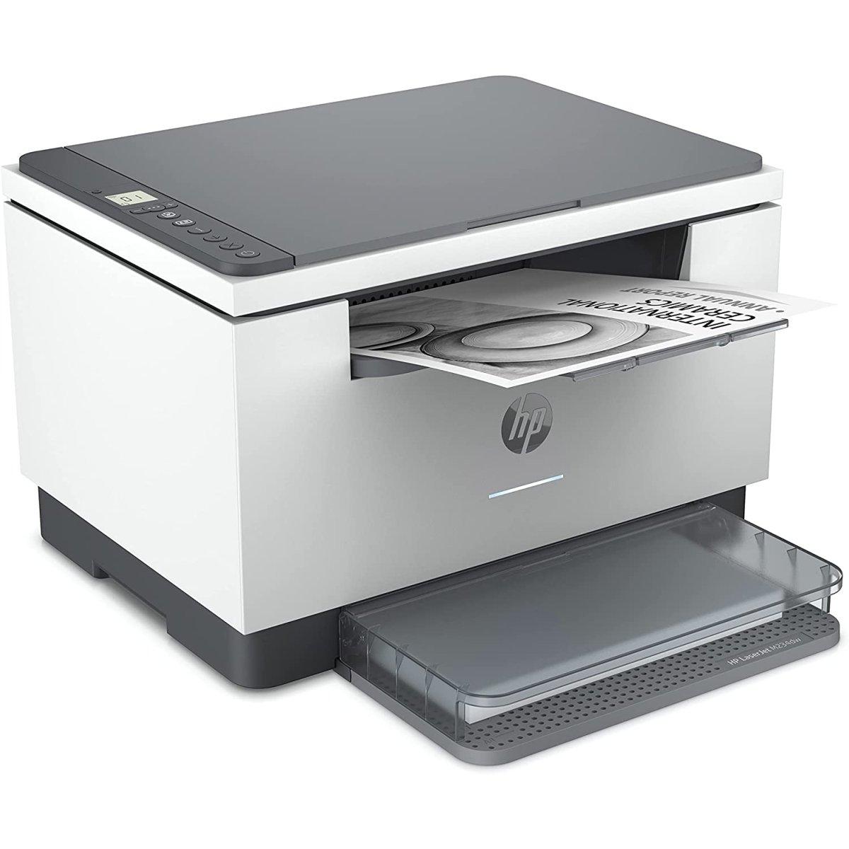 HP LaserJet M234dw 6GW99F, Stampante a Singola Funzione A4, Stampa Fronte e Retro Automatica in b/n, 29 ppm, USB, Wi-Fi, Ethernet, HP Smart, No Fax, No ADF, Schermo LCD a icone, Gr