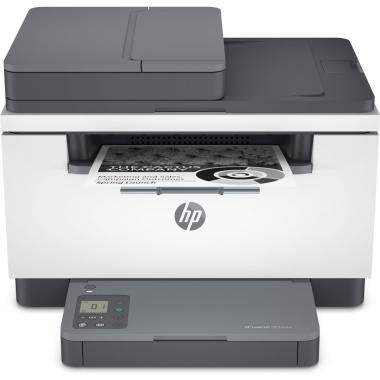 Hp laserjet m234sdw 6gx01f, stampante multifunzione a4, stampa fronte e retro automatica in b/n, 29 ppm, wifi, ethernet, usb, adf, hp smart, no fax, schermo lcd a icone, grigia